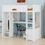 Lit mezzanine avec bureau, garde-robe, éclairage contrôlé par l'application et station de charge pour les chambres à coucher complètes-891986042-891986043