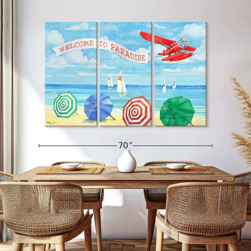 Gillard Paradise Sea Plane, 42" H x 65" W