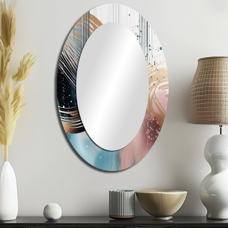 Miroir mural Whispers Of Marble I, 36 po x 24 po