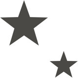Style Sisters Classic Double Star Design Wallpaper Roll
