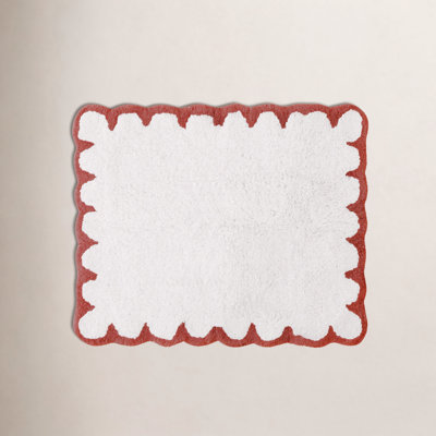 Scallop Cotton Bath Rug
