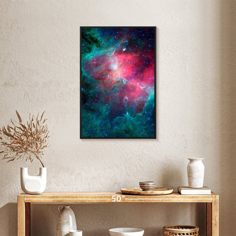 The Eagle Nebula, Floating Frame Black, 21" X 31"