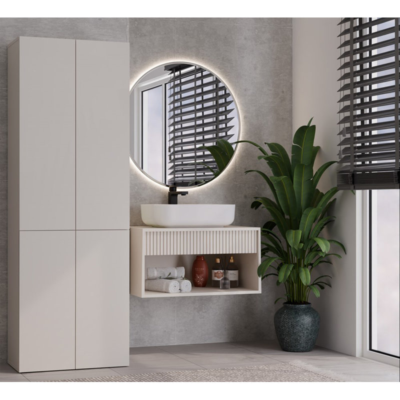Freestanding Bathroom Cabinet, Natural