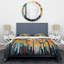 Ensemble de housse de couette coloré Mid Century Bold Breeziness III - Abstract Midcentury-107146648