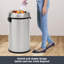 Poubelle de cuisine grande capacité 17 gallons
