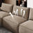 Chenille Boneless Modular Compression Sofa Sectional Sofa-702297768