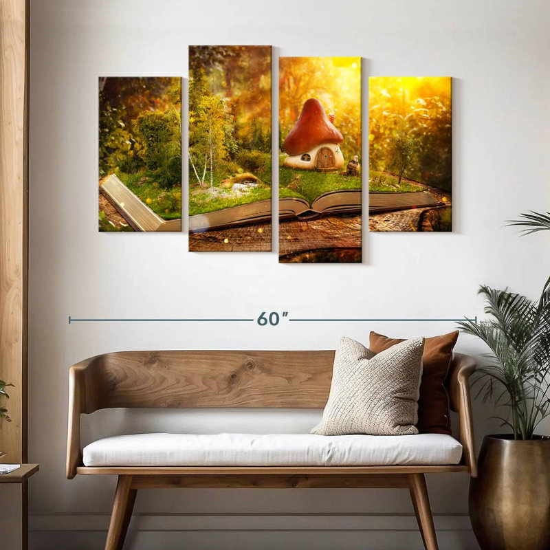 Kelan Fantasy Home Champignon sur livre