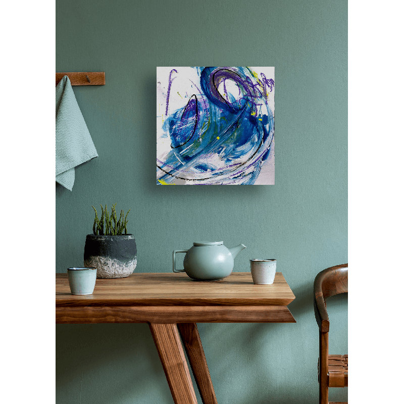 Kyanite - Artist Enhanced Canvas Print, 30" H x 30" W x 1.5" D, Unframed