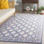 Tapis géométrique en laine crocheté à la main Roseta-22210898