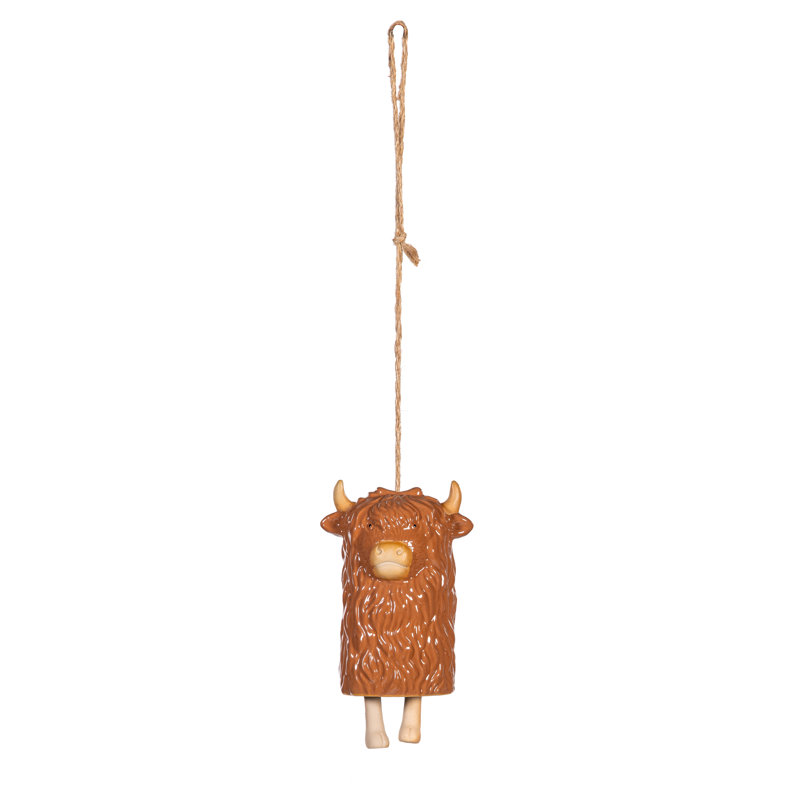 Cloche de jardin Highland Cow, 6 po
