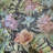 Armany Floral Tropical Plants Orange Black Green Pink Gold Metallic Wallpaper