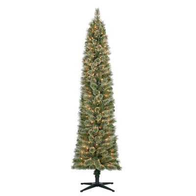 84' Lighted Pine Christmas Tree