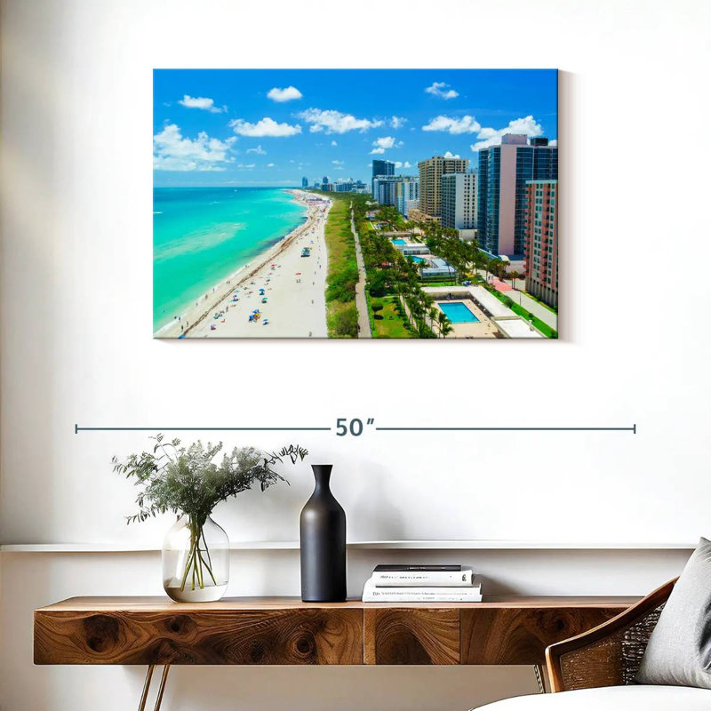 Nicci Miami's South Beach, H 24 po x l 36 po