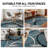 Tolchester Abstract Blue/Gray/Black Area Rug-930885970