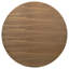 Modern Round Dining Table with X-Cross Base