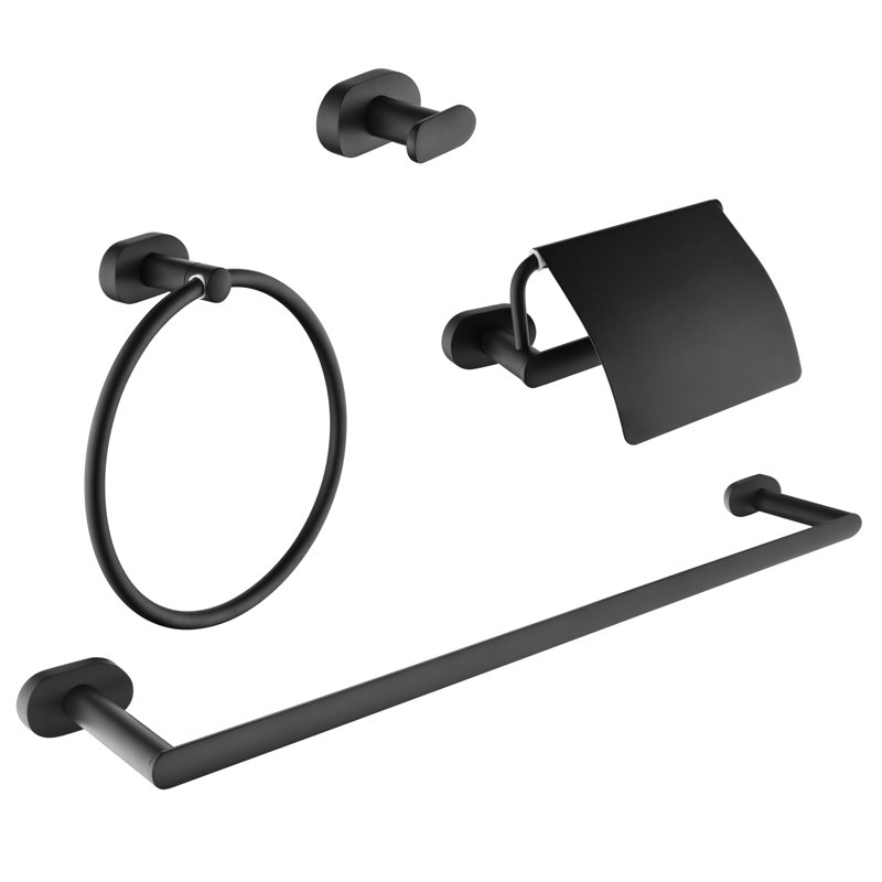 Ensemble d'accessoires de salle de bain 4 pièces Aria