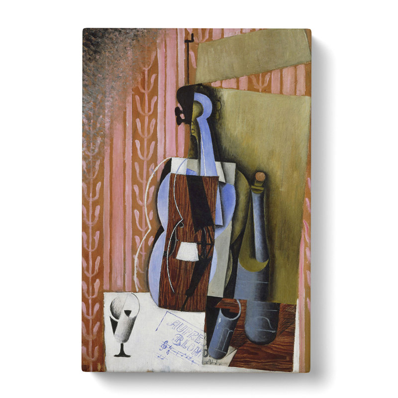 Violin Still Life Vol.3 by Juan Gris - Wrapped Canvas, 50cm H x 35cm W x 3cm D