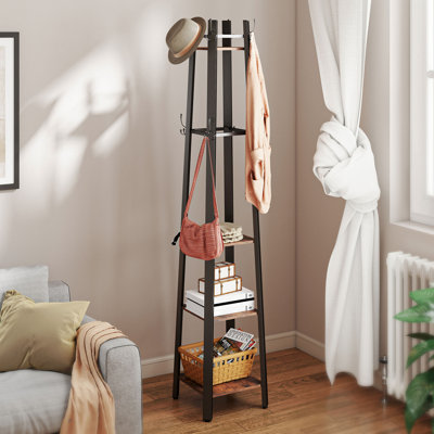 Freestanding 8 - Hook Coat Rack