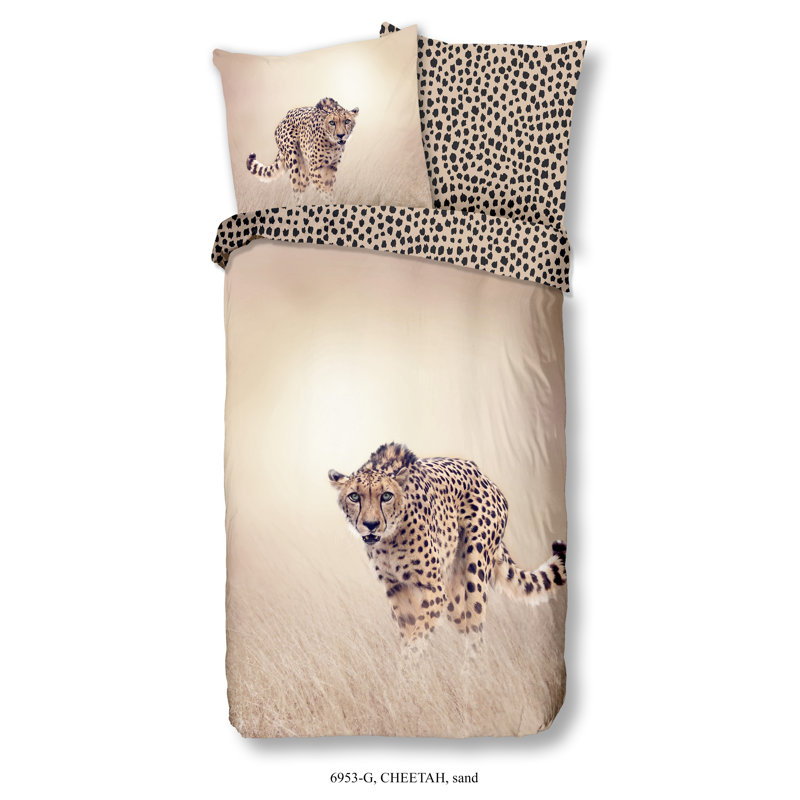 Wildlife Duvet Cover Set with Pillowcases, 135 x 200 cm - 1 Pillowcase 80 x 80 cm