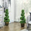 90cm Faux Boxwood Topiary in Metal Pot