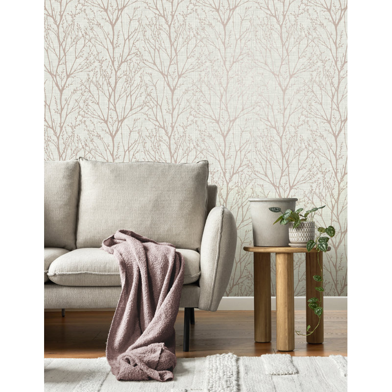 10m x 53cm Wallpaper Roll, Beige