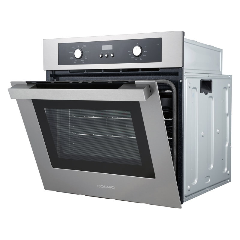 Cosmo 3 Piece Kitchen Appliance Package with , Range 30 in. Electric Cooktop , Wall Oven , Dishwasher , and Microwave , and Wall Mount Range Hood , and Wine Refrigerator , and Air Fryer