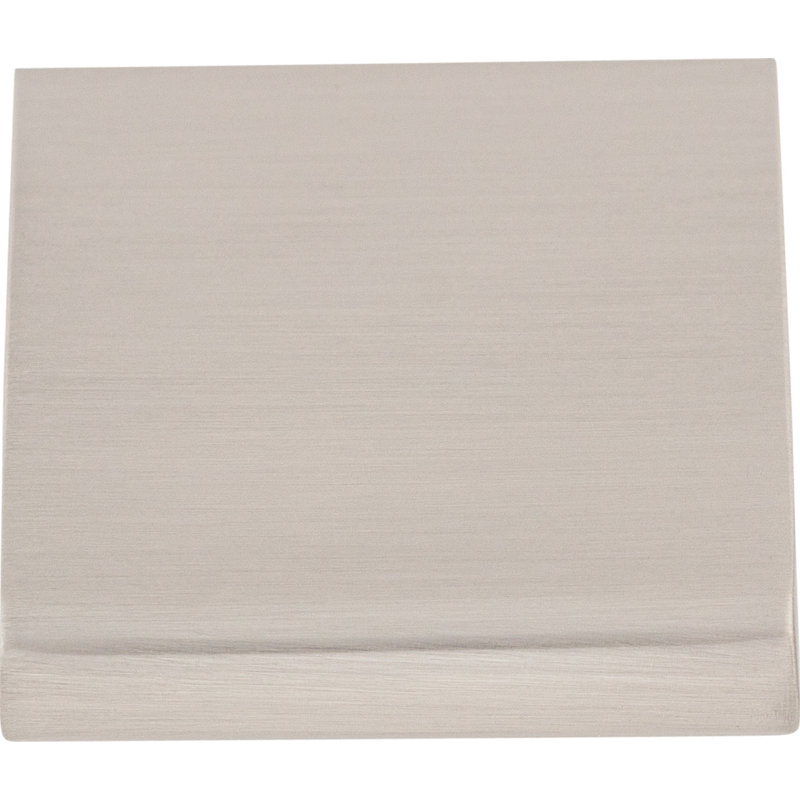 Europa Finger pull, Brushed Satin Nickel, 5/8" Center to Center