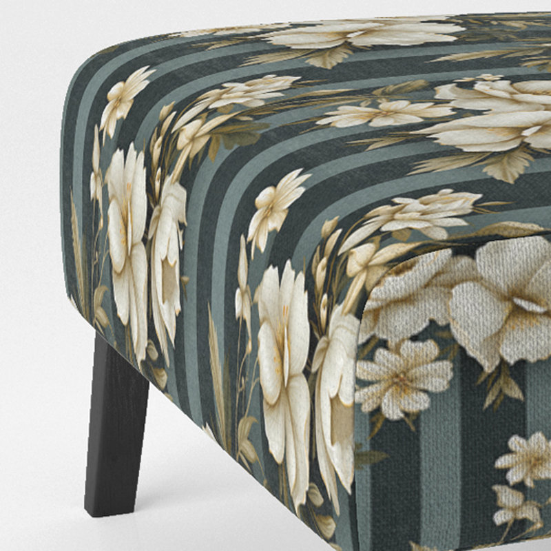 Fauteuil de chambre rembourré Classic Classic Elegant