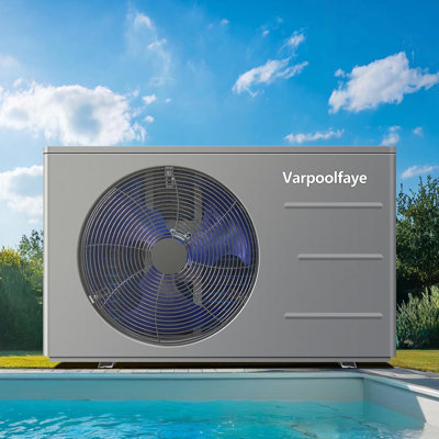 Varpoolfaye 110v Wifi Control Heat Pump Above/ingound Pool Water Heater Electric 30000btu