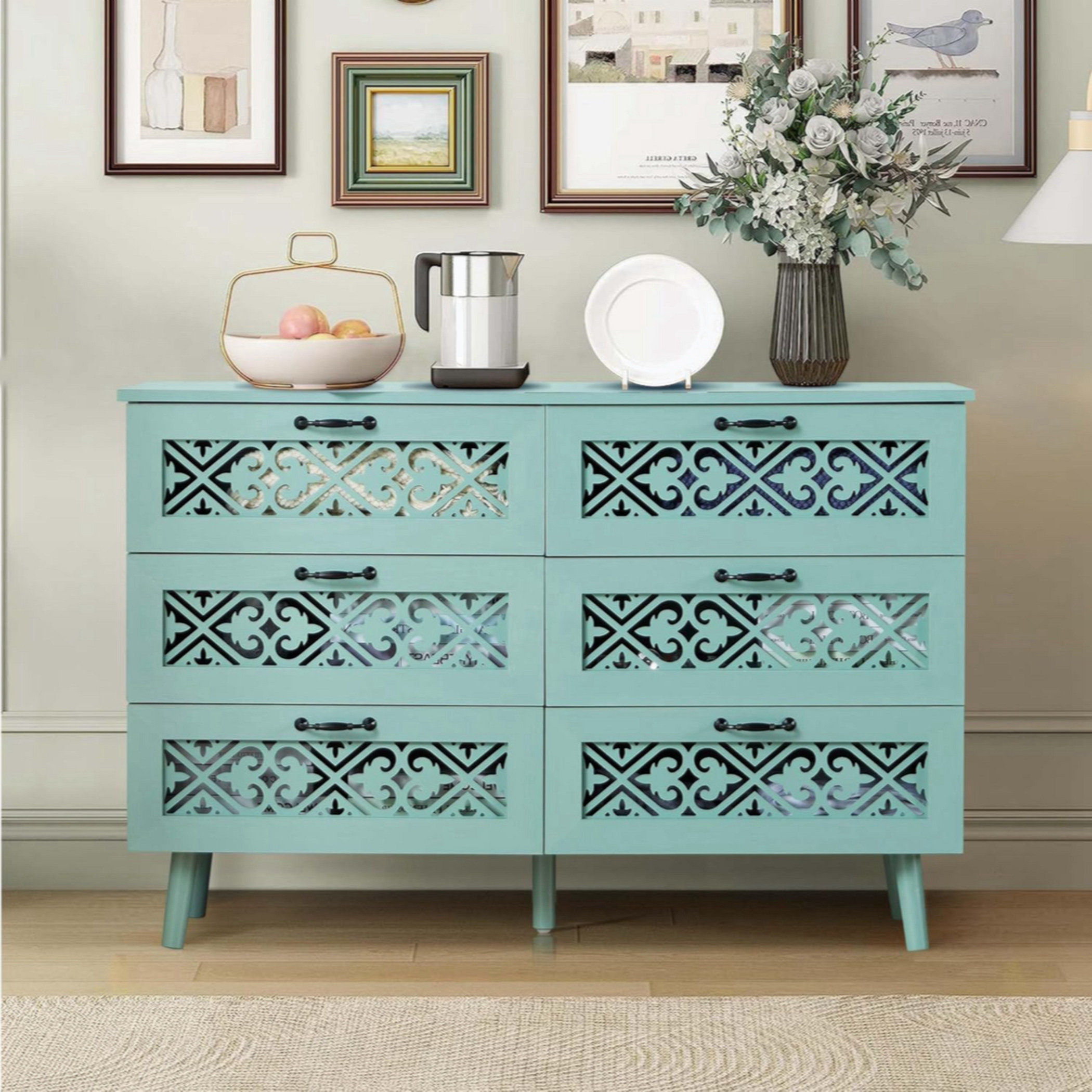 Dakota Fields Crandale 6 Drawer Dresser Wayfair