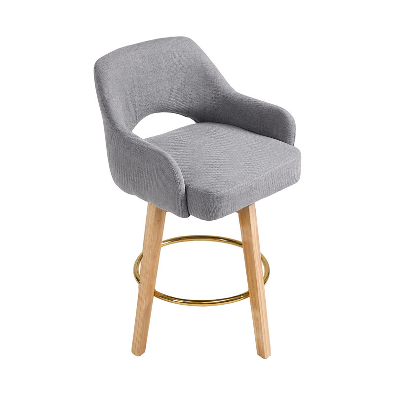 Swivel Upholstered Counter Stool