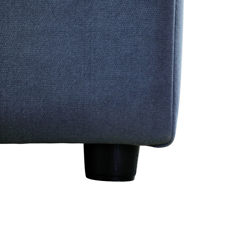 Ensemble de canapé de salon en microfibre gris foncé 4 pièces Onyx, Gris