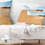 Coussin lombaire de plage tropicale seascape exotique