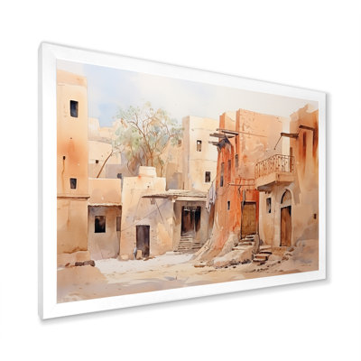 Village urbain, Sables égyptiens I - Art mural égyptien