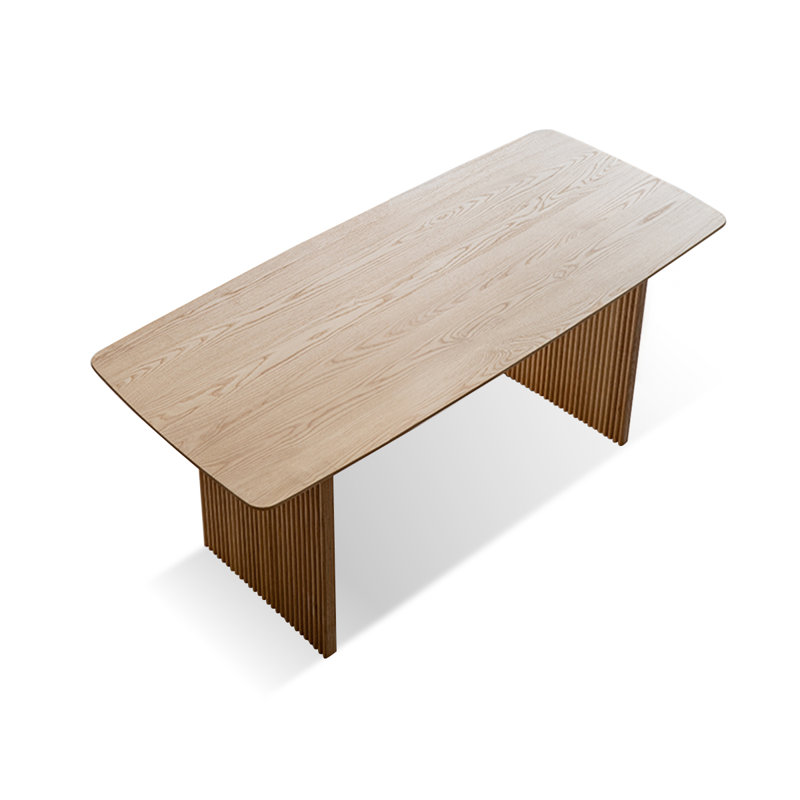Table de salle à manger Burlywood, H 29,53 po x L 62,99 po x l 31,5 po