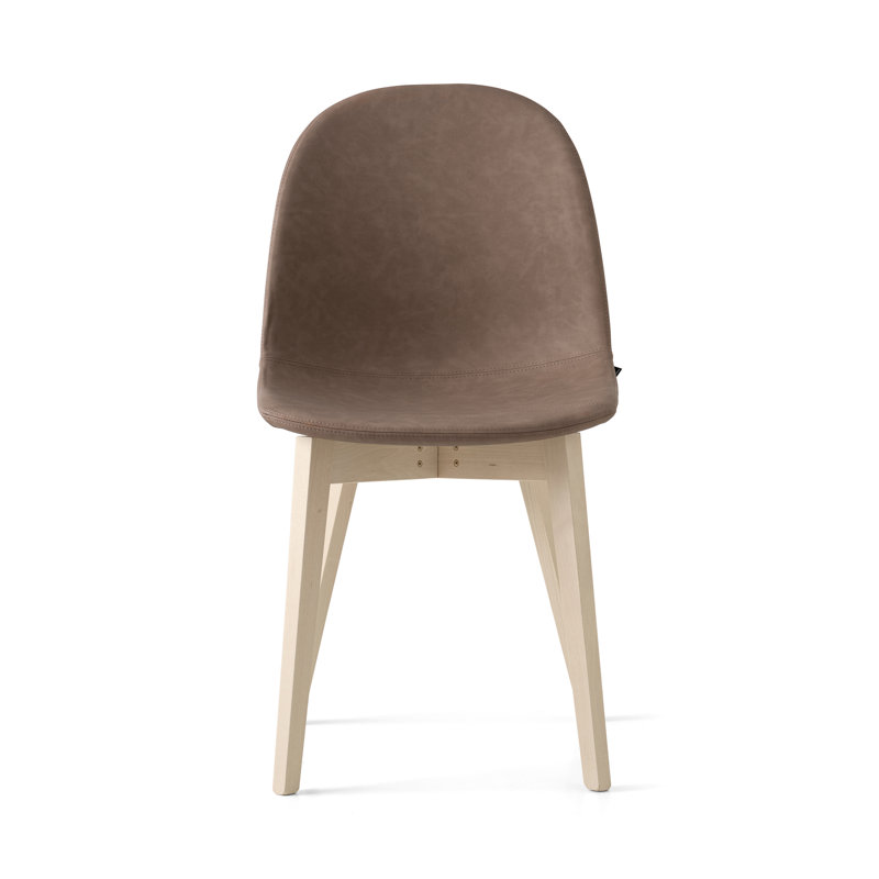 Academy Upholstered Side Chair with Wooden Frame, Desert Vintage, Bleached