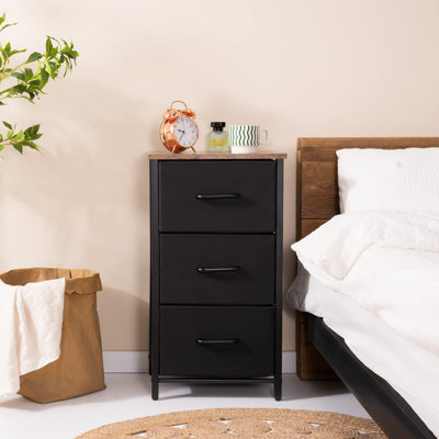 Trelu 15.4'' W Metal Nightstand
