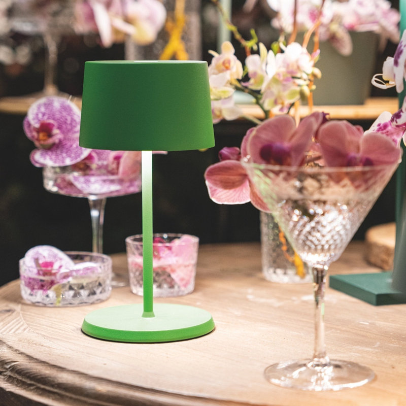 Olivia Pro Mini Table Lamp, Apple Green