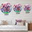 Street With Colorful Old Homes - Horloge murale moderne-60329085