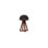 X2 Swivel Upholstered Counter Stool with Solid Wood Frame
