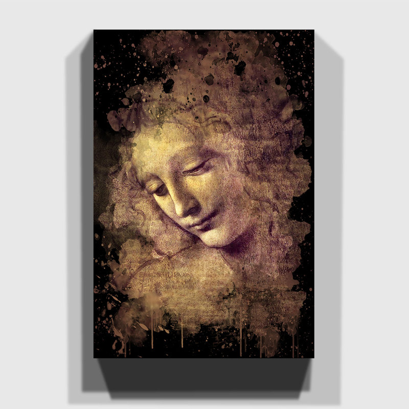 Leonardo Da Vinci - Wrapped Canvas Print, 60cm H x 40cm W