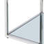Petite table basse contemporaine en métal et verre - Argent-66151015-66151016