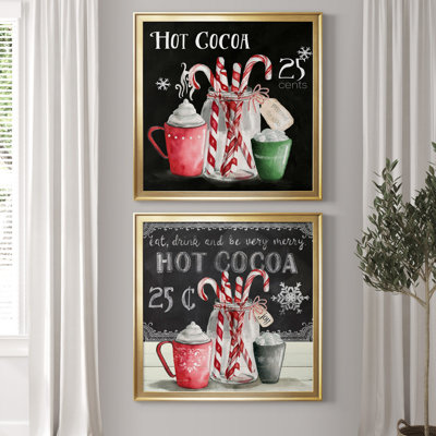 Cocoa Chalk - ensemble de 2 reproductions d'art textuel