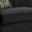 Canapé 81,1 pouces en velours capitonné avec 2 coussins-670796600