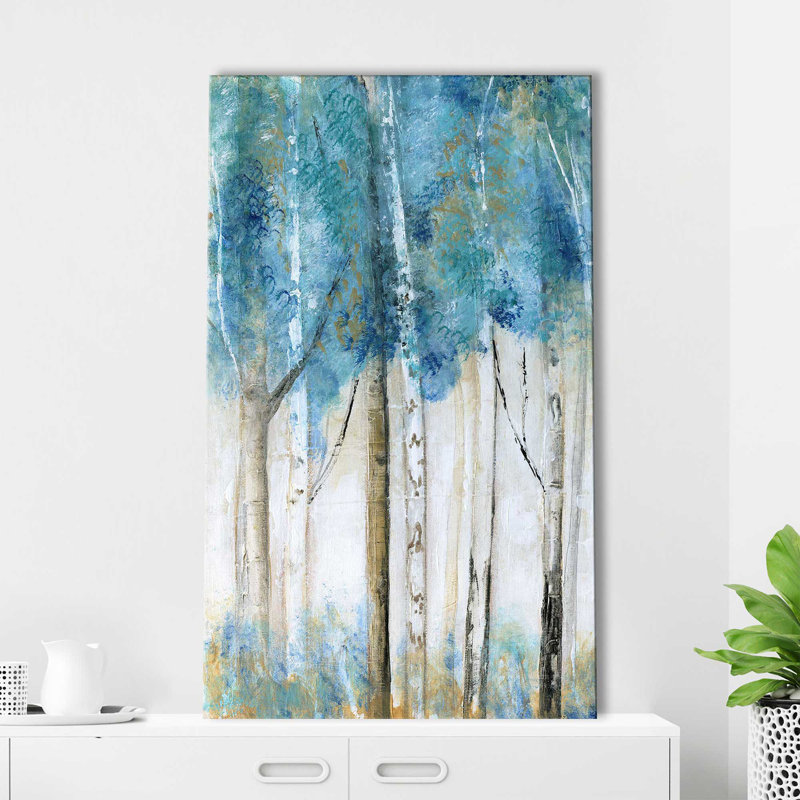 Bois magique - Peinture, L 18 po x H 30 po, Toile tendue