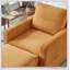 Fauteuil club rembourré en tissu confortable pour la détente et le style, pour les intérieurs modernes et traditionnels-1332048822