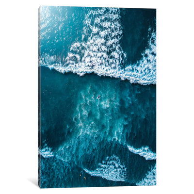 Textures Of The Sea by Zach Doehler - Wrapped Canvas Giclee Art Print
