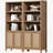 Marliee Boho 5 -Tier Bookcase With 2 Doors And Adjustable Shelves-102716428