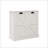Two-Compartment Tilt-Out Laundry Sorter Cabinet With Removable Bags, Elegant And Functional For Modern Homes