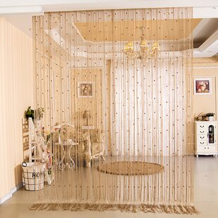 crystal beaded curtain- I'll use this as my wall divider in a studio  apartment